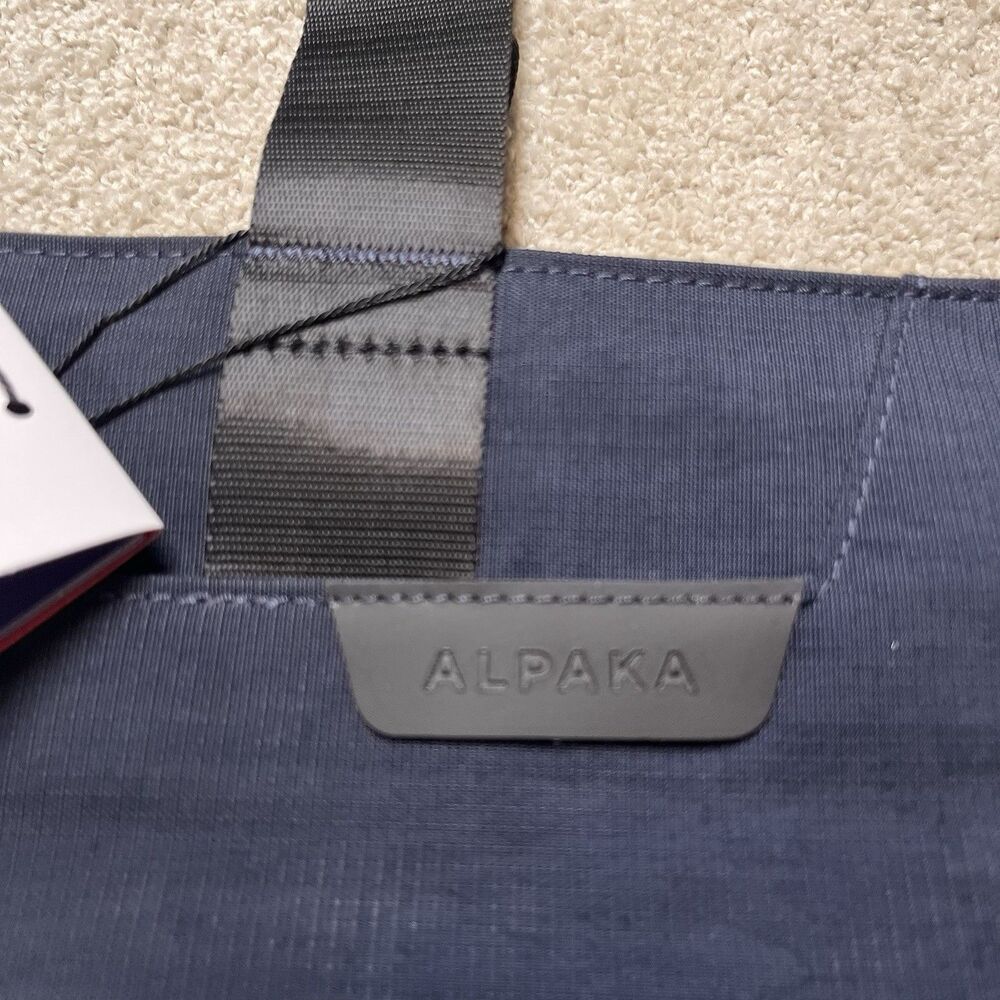 NEW Alpaka Travel Tote Japan Edition Blue Orange Axoflux 400D Shoulder Bag w Tag - Picture 8 of 15